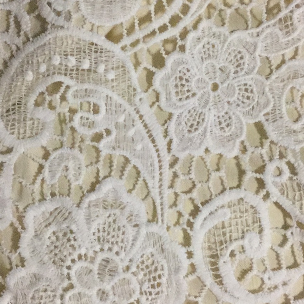 White lace dress